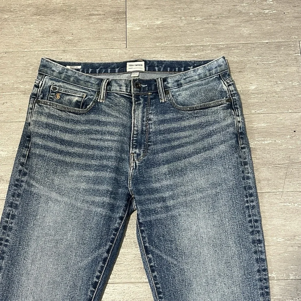 Todd Snyder Jeans Mens Blue Denim Skinny Fit Casual‎ (34x29)